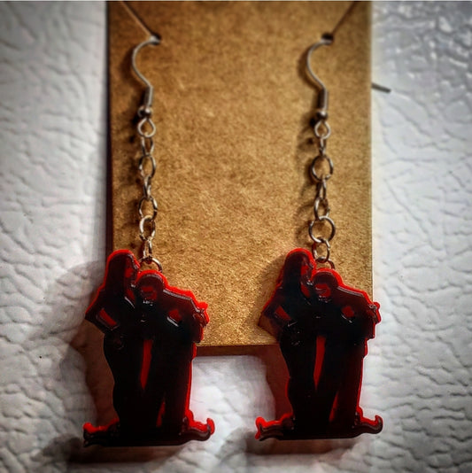 Morticia & Gomez dangles