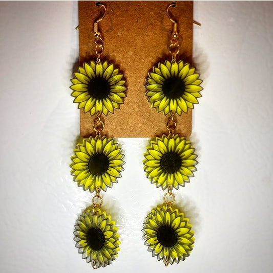 Mini Sunflower dangles